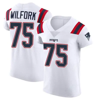 Men's Elite Vince Wilfork New England Patriots White Vapor Untouchable Jersey