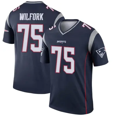 Men's Legend Vince Wilfork New England Patriots Navy Jersey