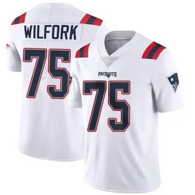 Men's Limited Vince Wilfork New England Patriots White Vapor Untouchable Jersey