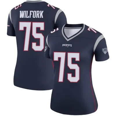 Women's Legend Vince Wilfork New England Patriots Navy Jersey